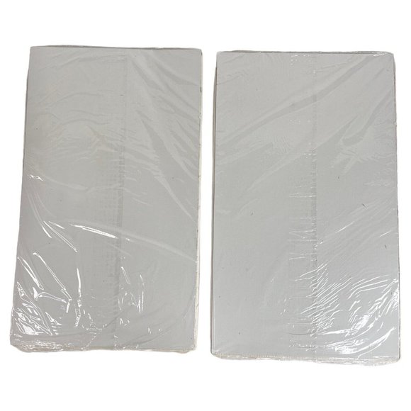 2 Vintage Beach Table Cover Santa Claus Christmas Tablecloth Paper New 54”x96” - Picture 4 of 4